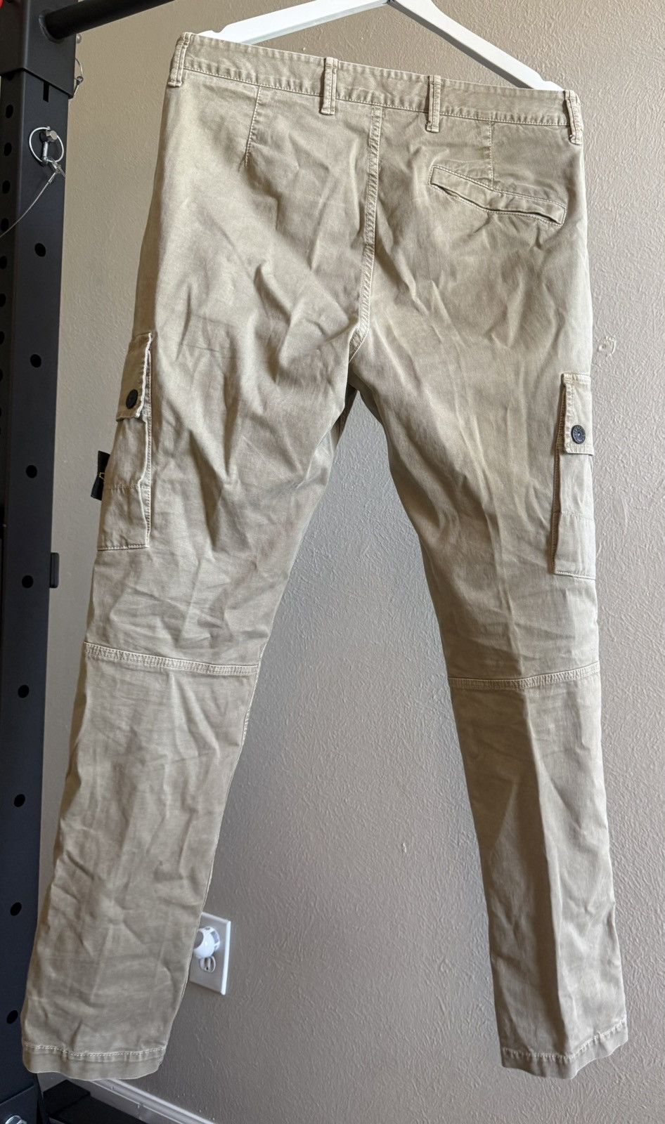 Stone Island Stone Island Old Effect Stretch Broken Twill Cargo Pant Sand Size US 32 / EU 48 - 2 Thumbnail