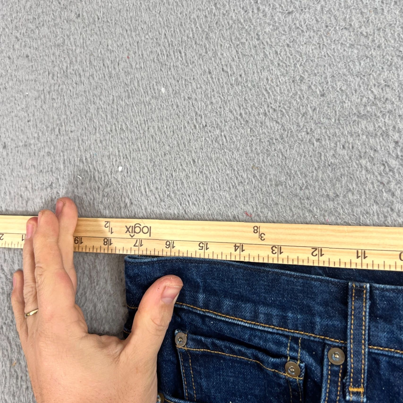 Rag & Bone rag & bone Fit 2 Slim Jeans Sz 33 Black Denim Stretch Slim 5-Pocket Mens Jeans Size US 33 - 5 Thumbnail