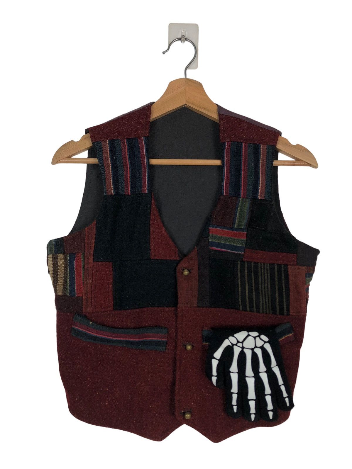 Japanese Brand 🔥Vintage Waist Coats Tartan Design Inspire Kapital Japan Size US M / EU 48-50 / 2 - 1 Thumbnail