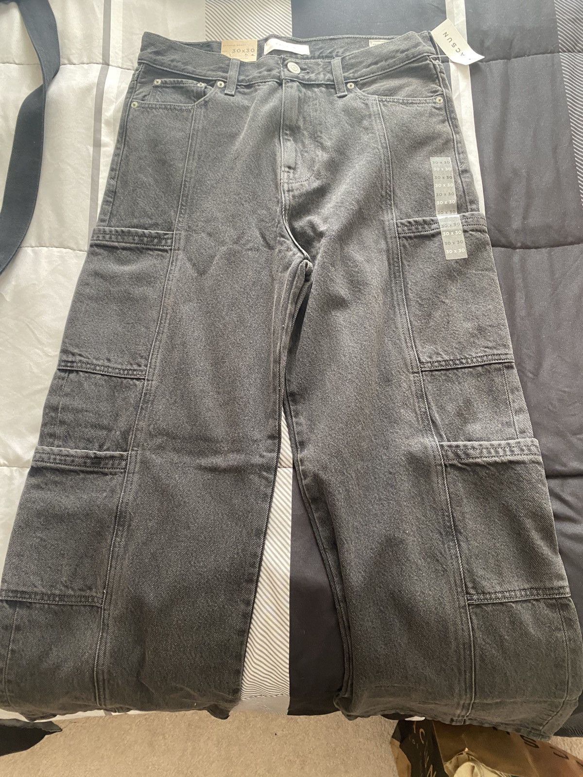Pacsun PacSun Black Baggy Jeans Size US 30 / EU 46 - 1 Thumbnail