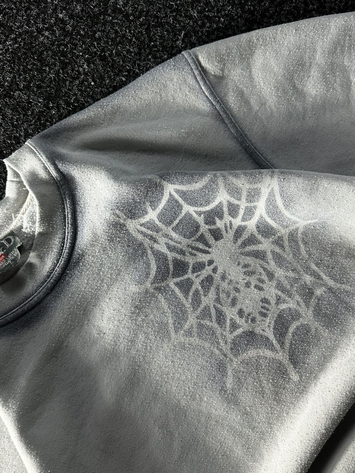 Hysteric Glamour × If Six Was Nine × Lil Peep 🕷️ RARE Vintage Y2k Spider Gothic Avant Garde sweatshirt Size US XL / EU 56 / 4 - 4 Thumbnail