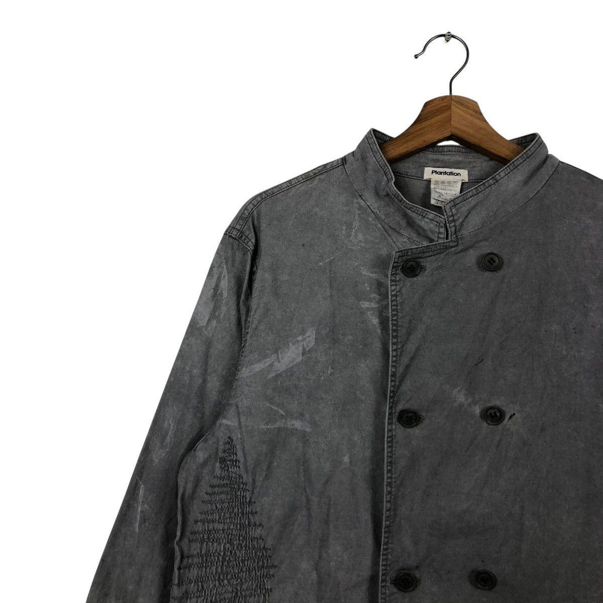 Issey Miyake 🔥VINTAGE DISTRESSED BUTTON JACKET PLANTATION ISSEY MIYAKE Size US M / EU 48-50 / 2 - 8 Thumbnail