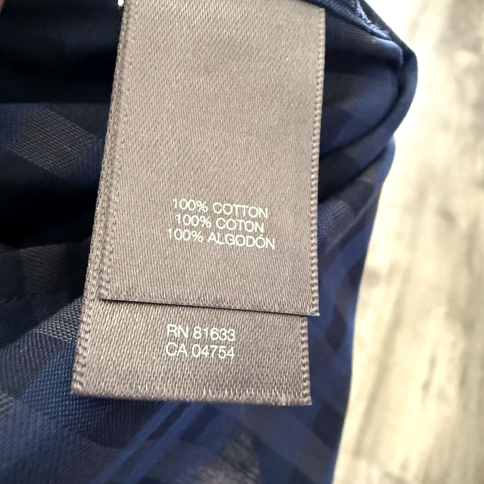 Kenneth Cole Kenneth Cole Reaction Shirt Mens 2XL Blue Check Slim Fit Button-Up Long Sleeve Size US XXL / EU 58 / 5 - 4 Thumbnail