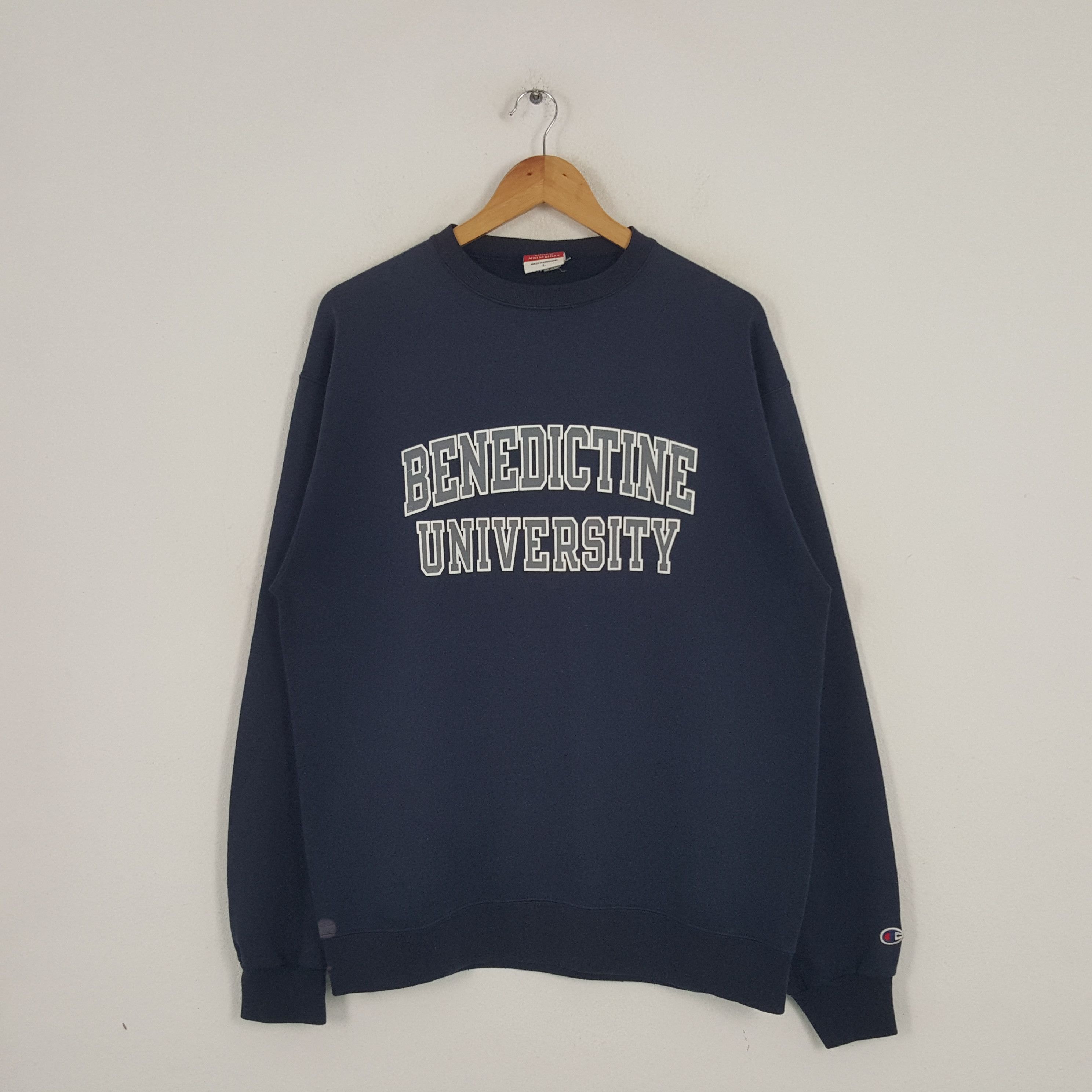 Champion × Vintage Vintage Benedictine University Champion Promo Sweatshirt Size US L / EU 52-54 / 3 - 1 Thumbnail