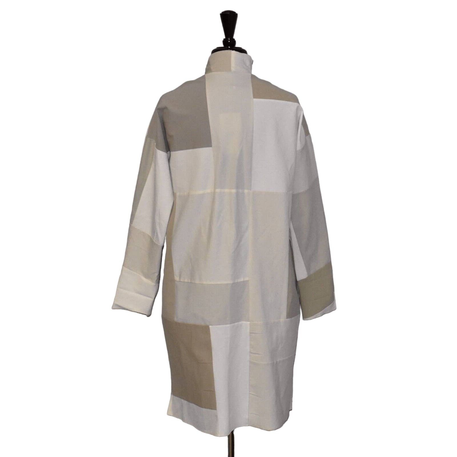 Eileen Fisher NWT EILEEN FISHER Resewn Cotton Blend Kimono Coat Sz XS $278 Size XS / US 0-2 / IT 36-38 - 4 Thumbnail