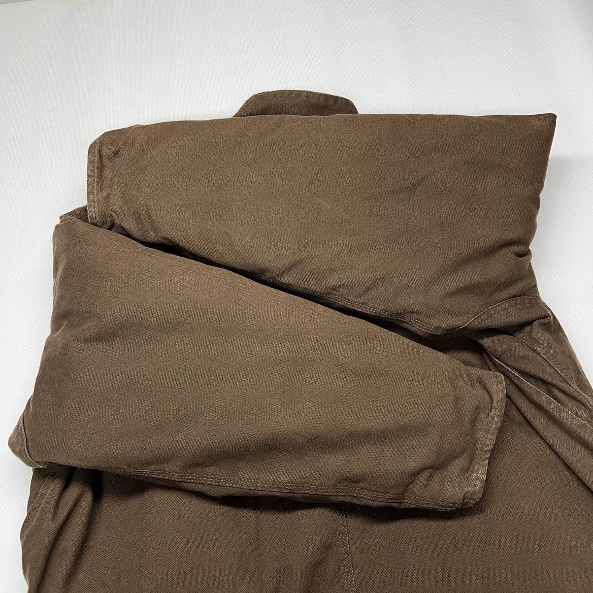 Other Berne Jacket Brown Heartland Washed Chore Coat Lined Canvas Size US XXL / EU 58 / 5 - 17 Thumbnail