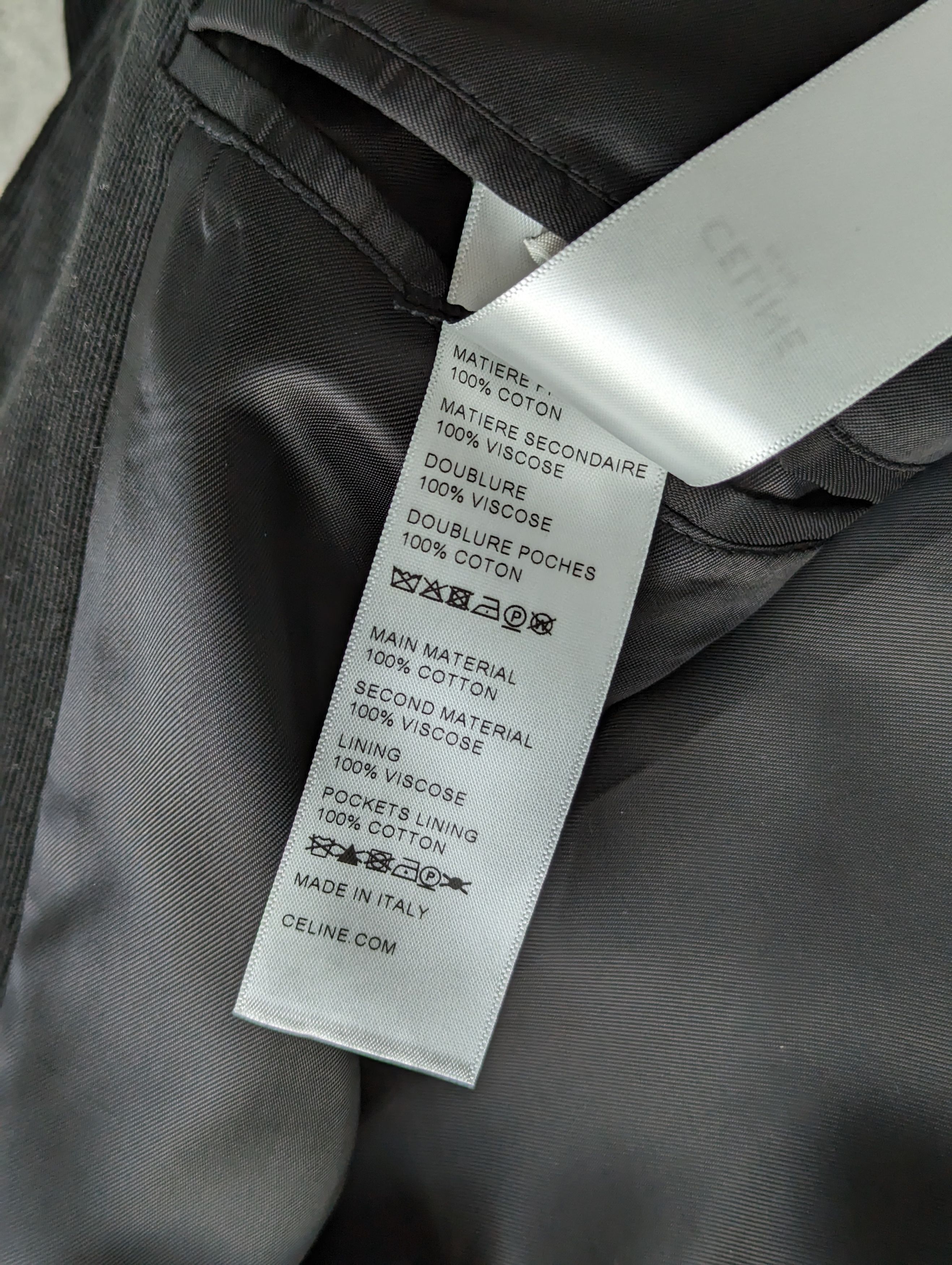 Celine BNWT CELINE BLACK CORDUROY TEDDY JACKET BOMBER SIZE 50 Size US M / EU 48-50 / 2 - 9 Thumbnail