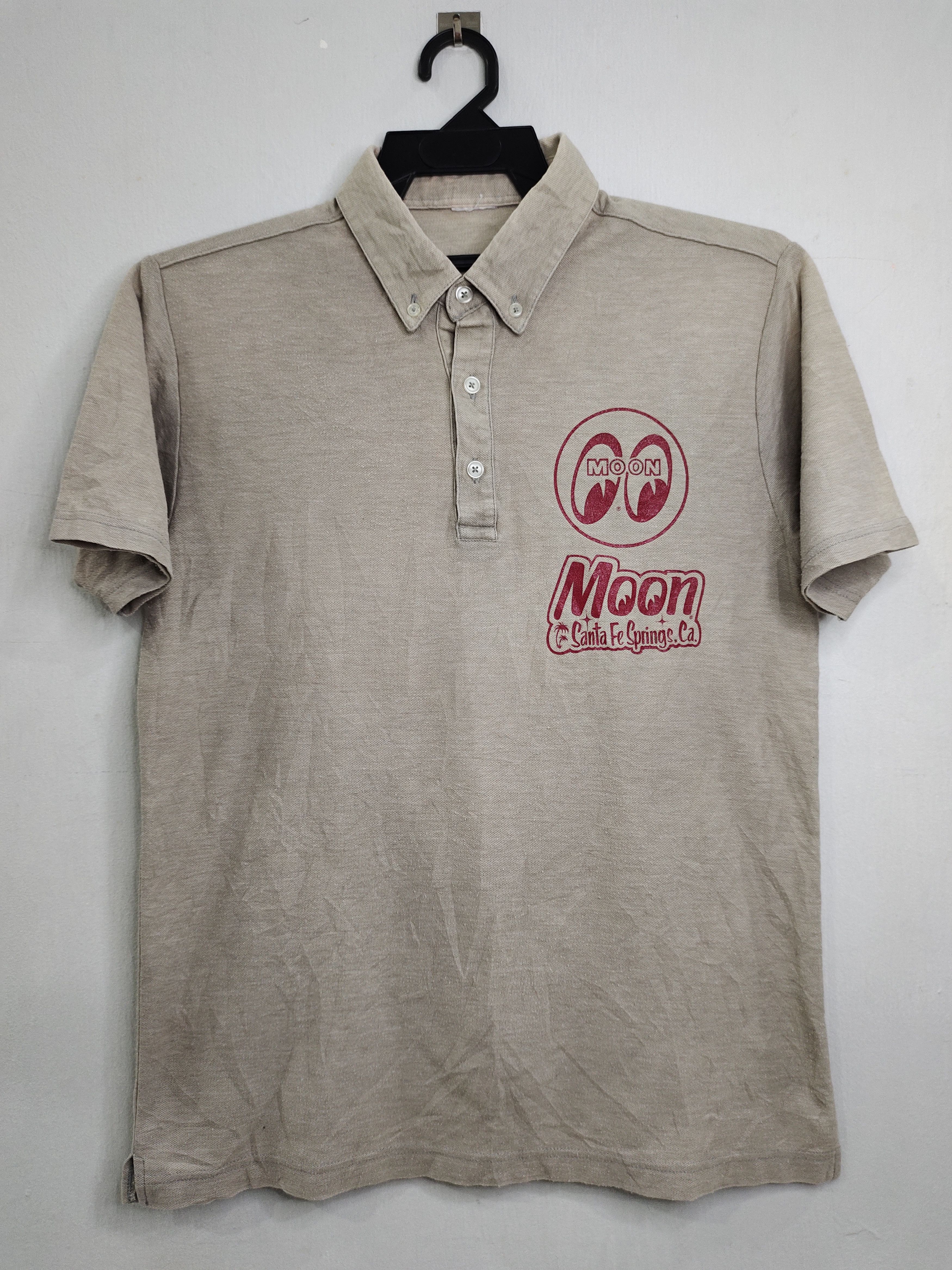 Vintage Vintage Moon Eyes Santa Fe Springs Rare Polo Tee Size US M / EU 48-50 / 2 - 2 Thumbnail