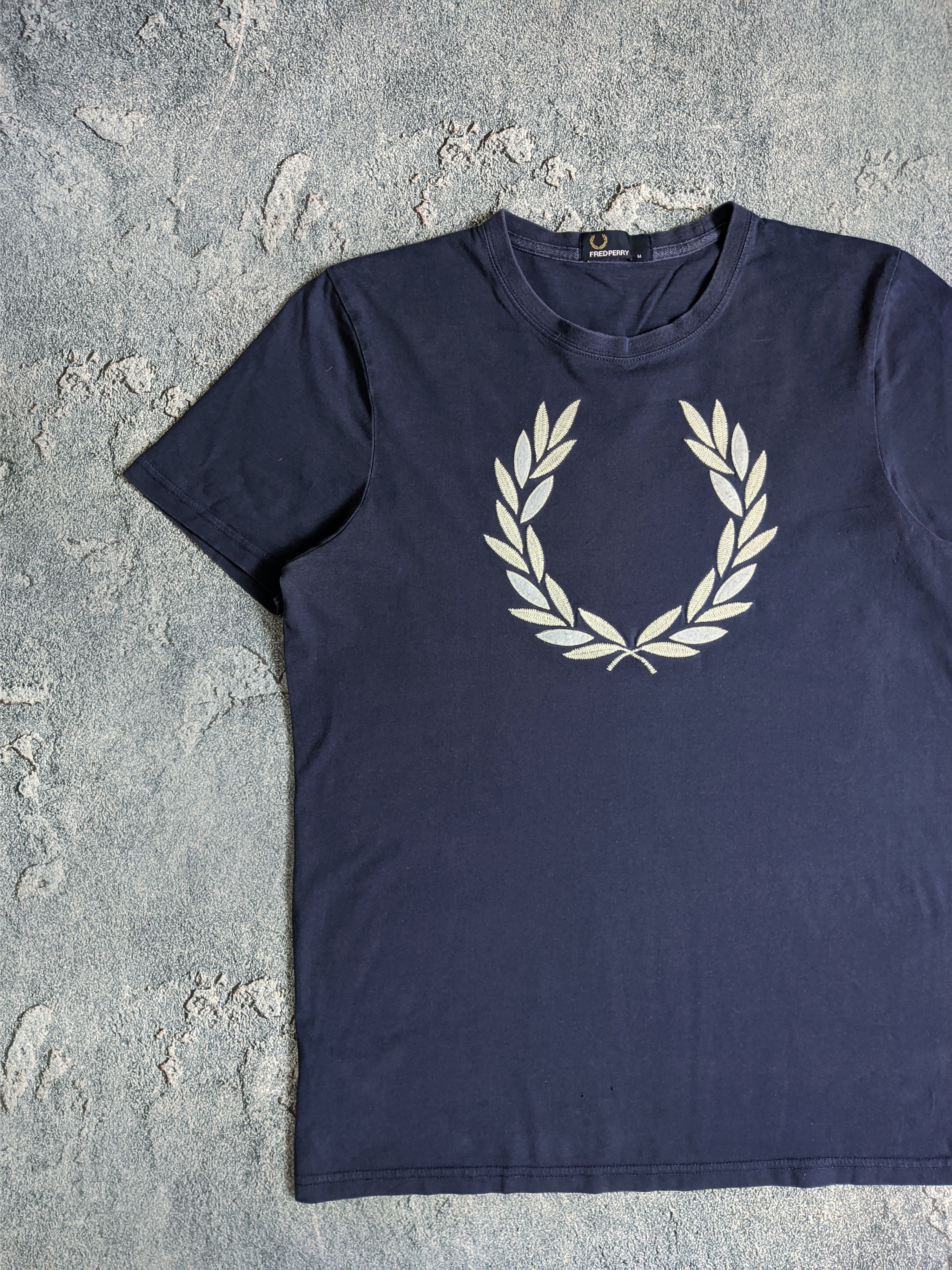 Fred Perry Vintage fred perry tshirt big logo 90s Size US M / EU 48-50 / 2 - 2 Thumbnail