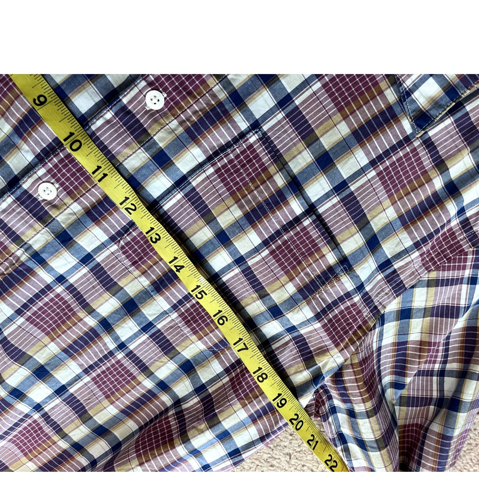 Patagonia Red and Blue Plaid Men's Patagonia Button Front Shirt M Size US M / EU 48-50 / 2 - 4 Thumbnail