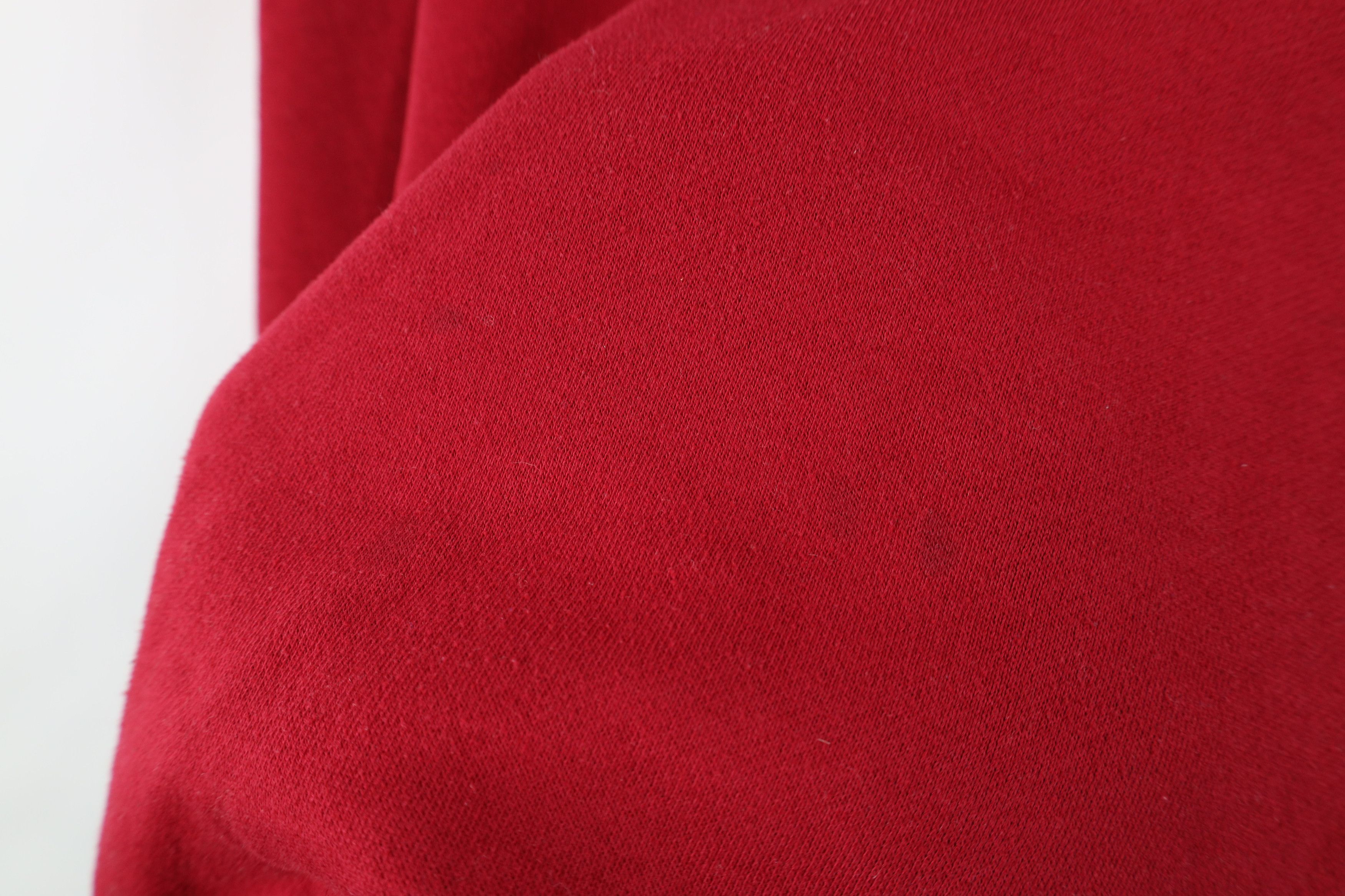 Vintage Vintage 90s Streetwear Argyle Mock Neck Sweatshirt Red Size M / US 6-8 / IT 42-44 - 6 Thumbnail