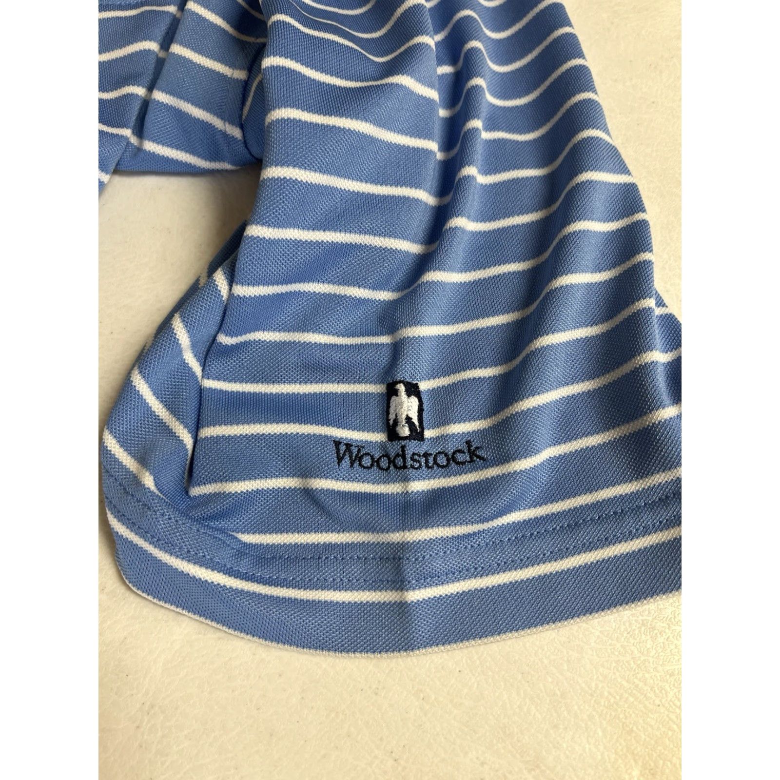 Footjoy Mens FootJoy Polo Shirt Striped Blue L Multicolor Short Sleeve Collared Button-Up Polo Shirt 90s? Size US L / EU 52-54 / 3 - 4 Thumbnail