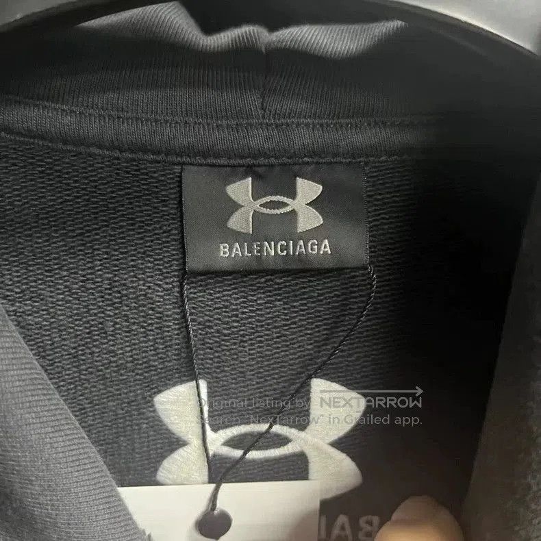 Balenciaga Balenciaga Black Hooded Zip Sweatshirt. Size US M / EU 48-50 / 2 - 3 Thumbnail