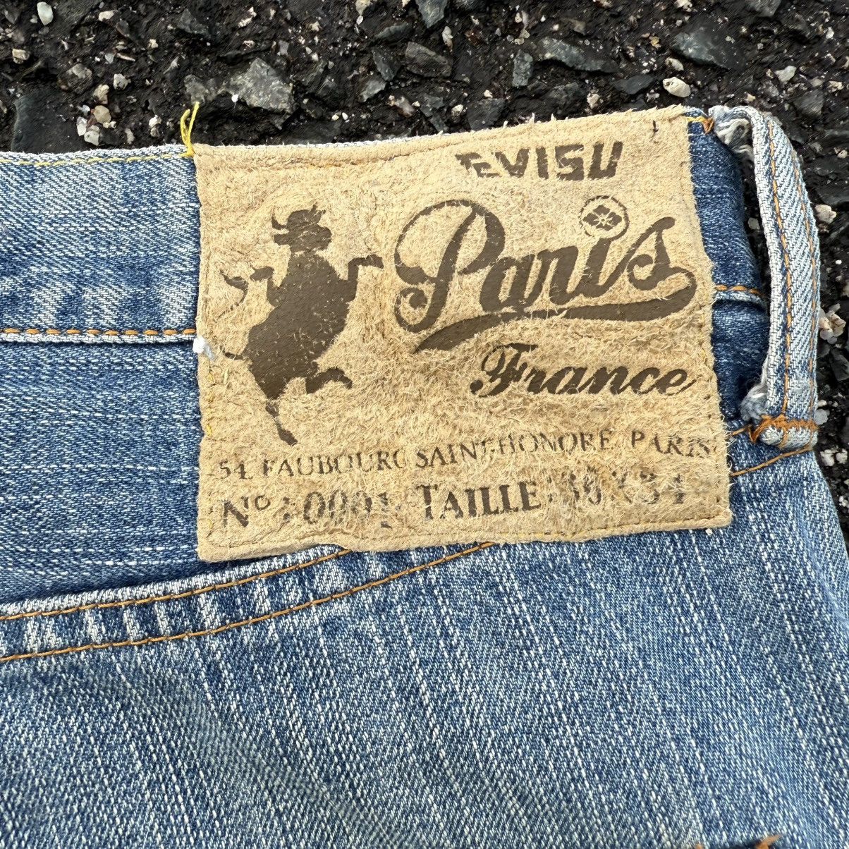 Japanese Brand Vintage EVISU button fly rippep rusty denim Size US 36 / EU 52 - 17 Thumbnail