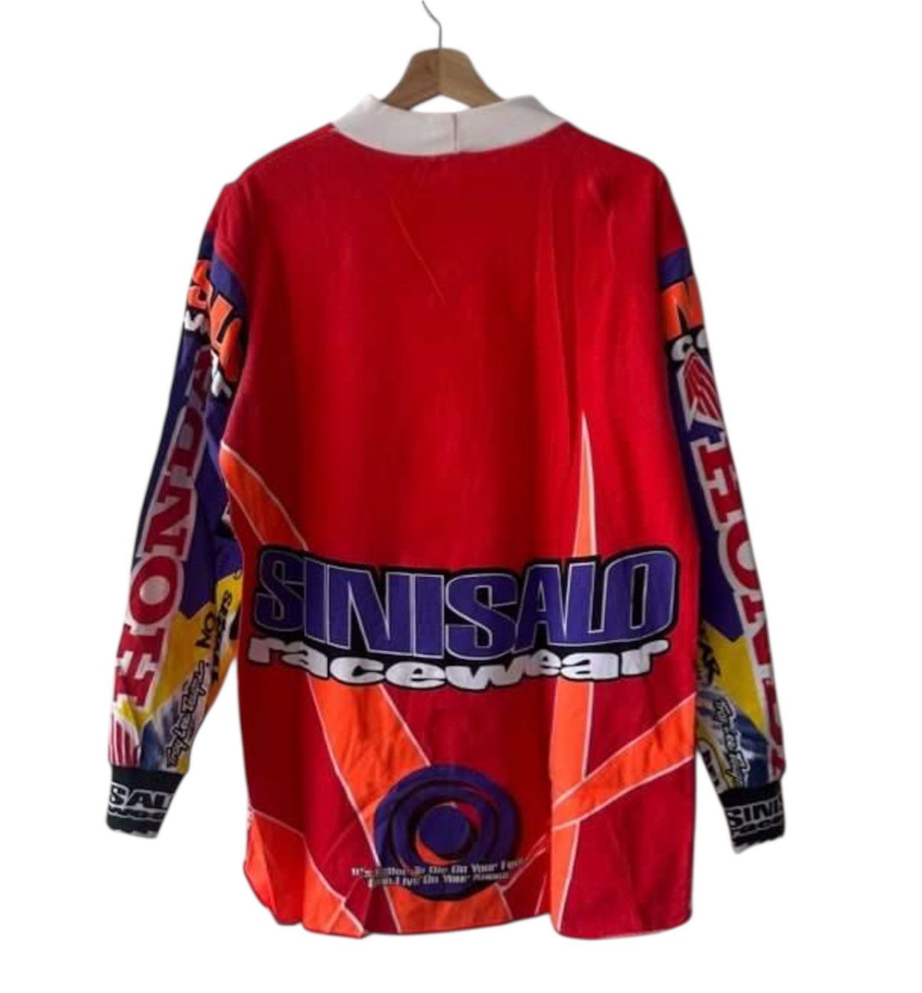Honda Vintage 1994 Sinisalo Honda Racing motocross jersey Size US M / EU 48-50 / 2 - 4 Thumbnail