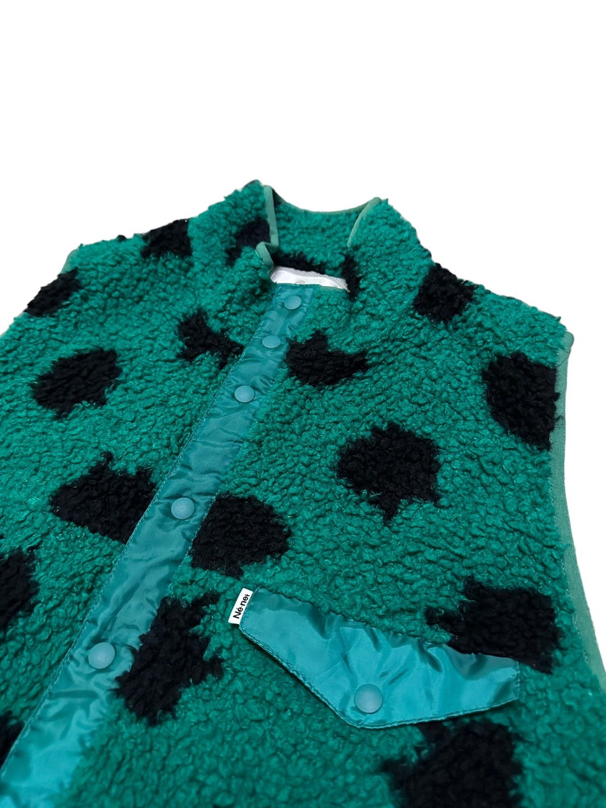 Issey Miyake Ne-net by Issey Miyake polkadot deep pile fleece vest Size L / US 10 / IT 46 - 3 Thumbnail