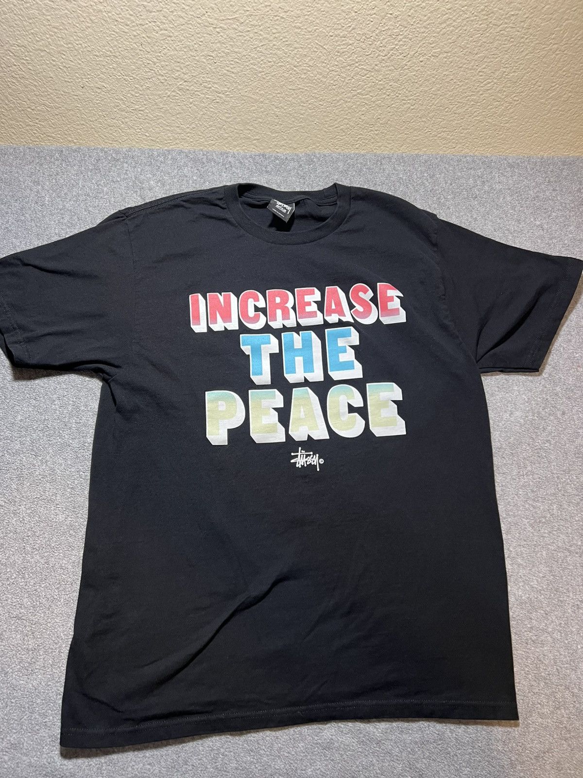 Stussy Stussy - INCREASE THE PEACE - size Medium Size US M / EU 48-50 / 2 - 1 Thumbnail