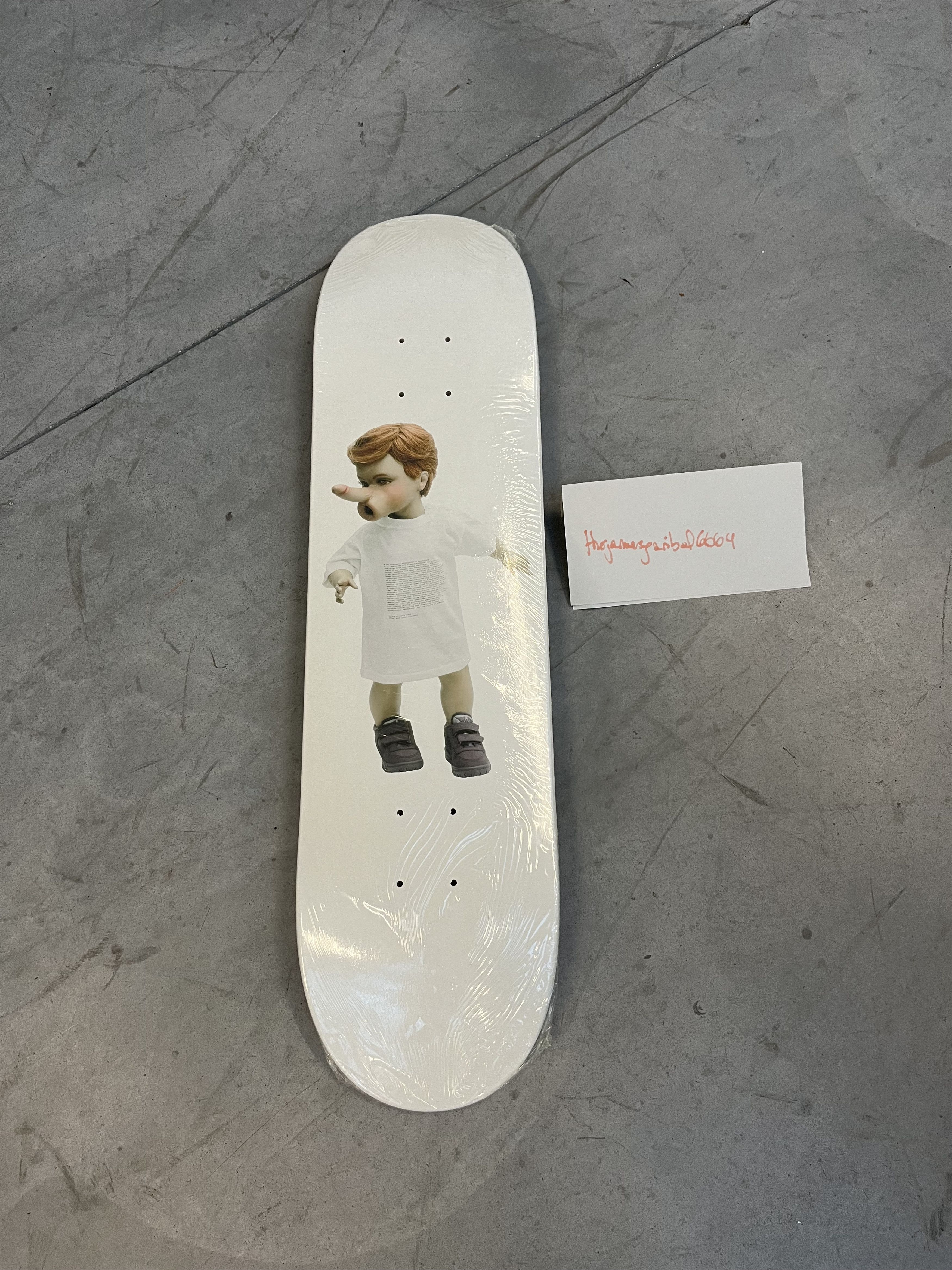 image of Chapman Brothers For Supreme, "fuckface" in Black, Men's