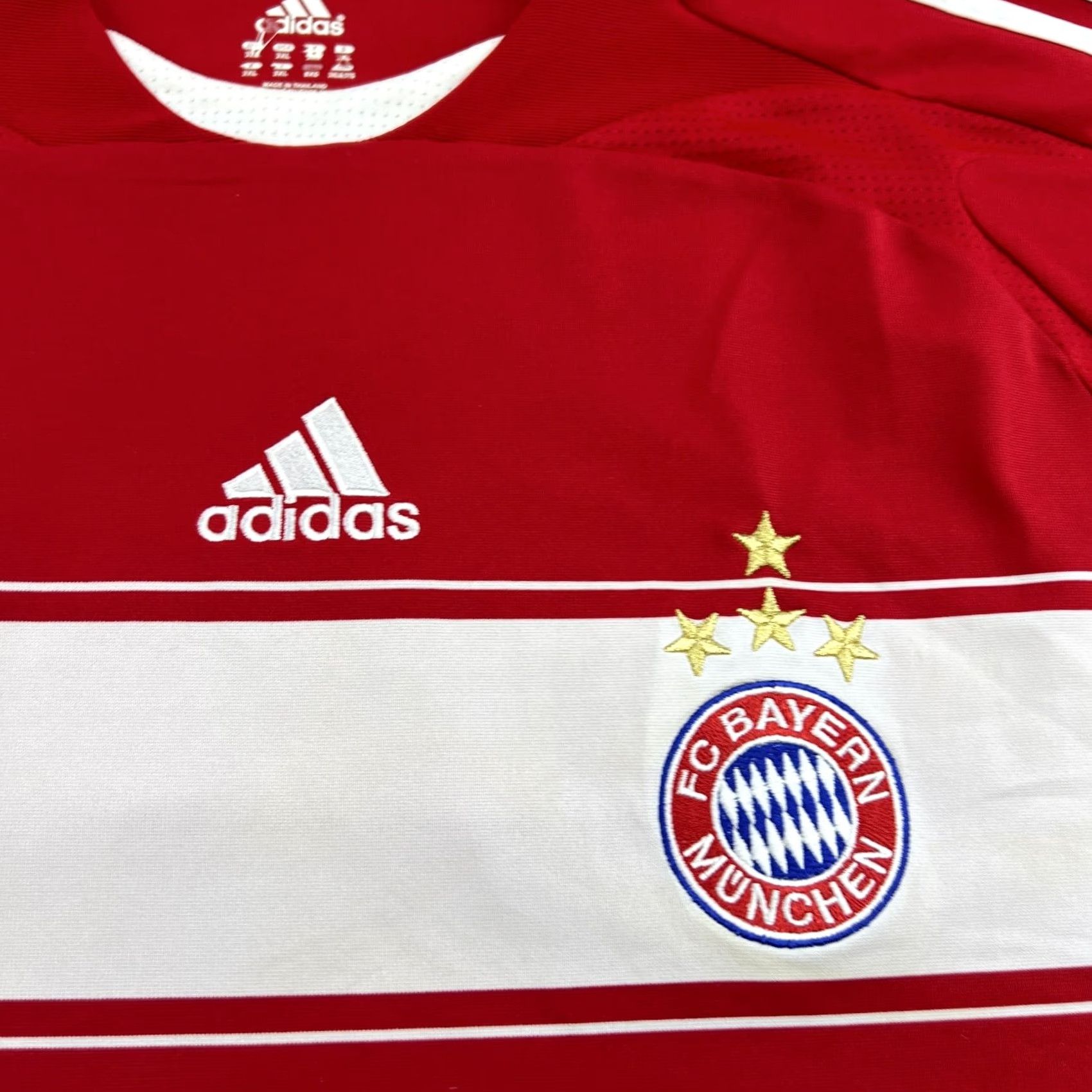 Adidas Bayern Munich 2007 2008 Home Football Jersey Mens 3XL Adidas Shirt Size US XXL / EU 58 / 5 - 5 Thumbnail