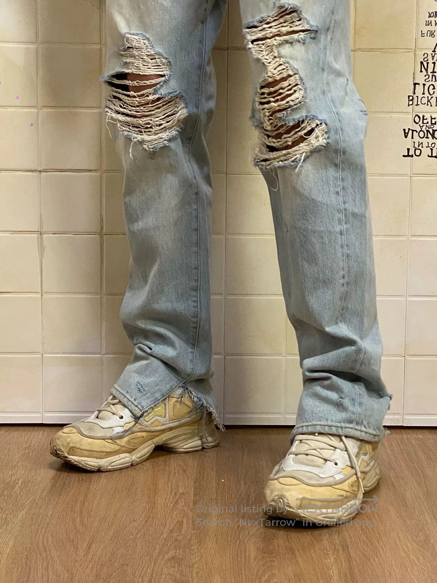 Amiri AMIRI Distressed Denim Jeans. Size US 31 - 4 Thumbnail