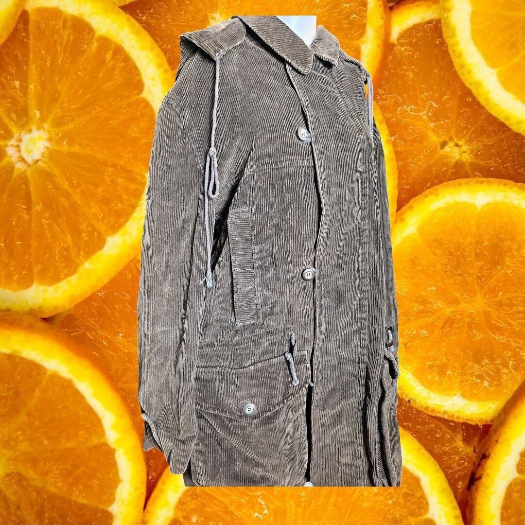 Calvin Klein Calvin Klein Sport Corduroy Barn Chore Coat Jacket Hooded Ut Size US S / EU 44-46 / 1 - 1 Thumbnail