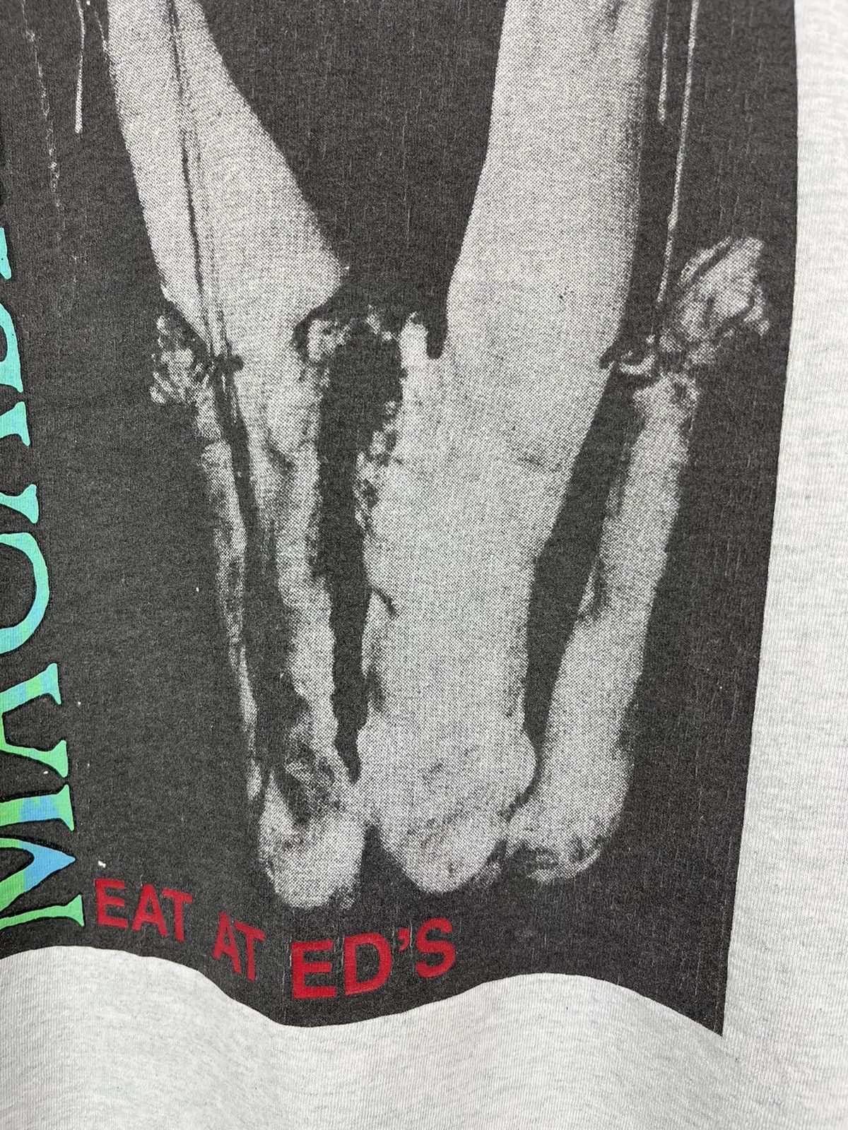 Band Tees × Vintage 90s Macabre Ed Gein Eat At Ed’s Vintage T-shirt Size US XL / EU 56 / 4 - 7 Thumbnail