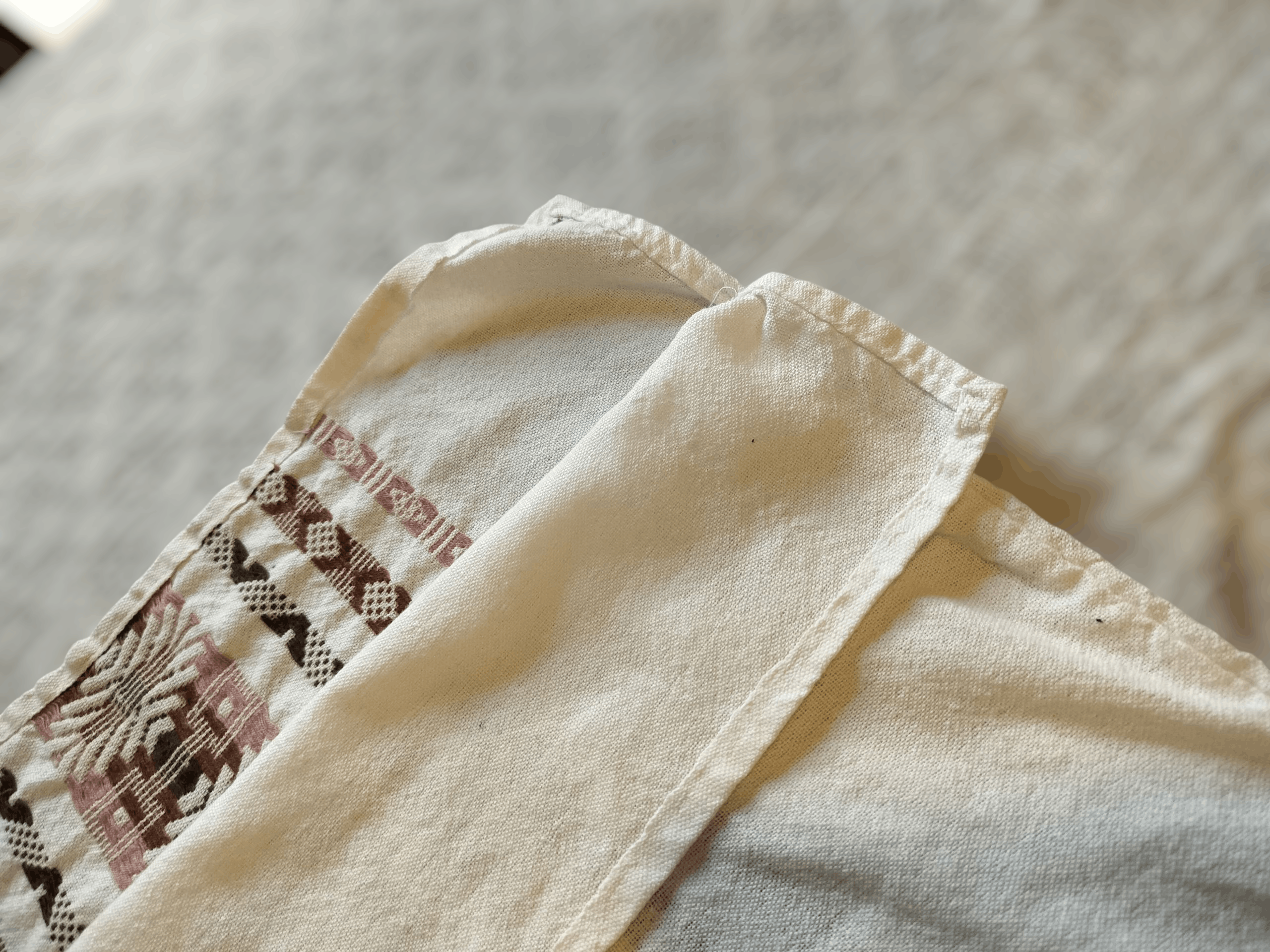 Other Boho retro sustainable 100% cotton shirt with embroidery Size L / US 10 / IT 46 - 5 Thumbnail