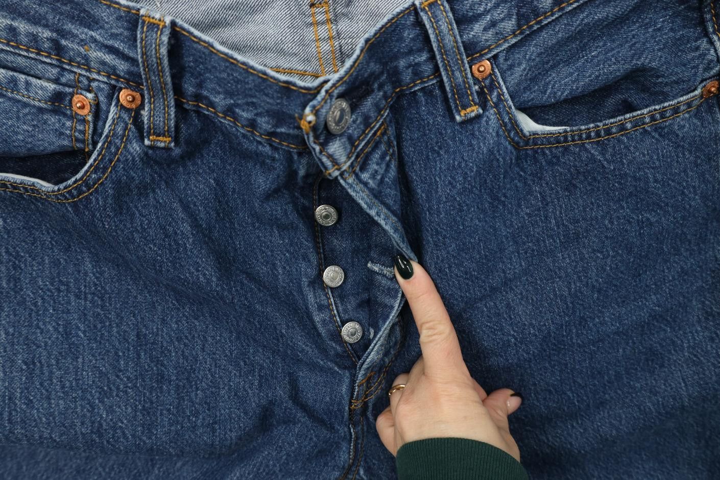 Levi's Vintage Y2K Levis 501xx Button Fly Original Fit Denim Jeans Size US 35 - 6 Thumbnail