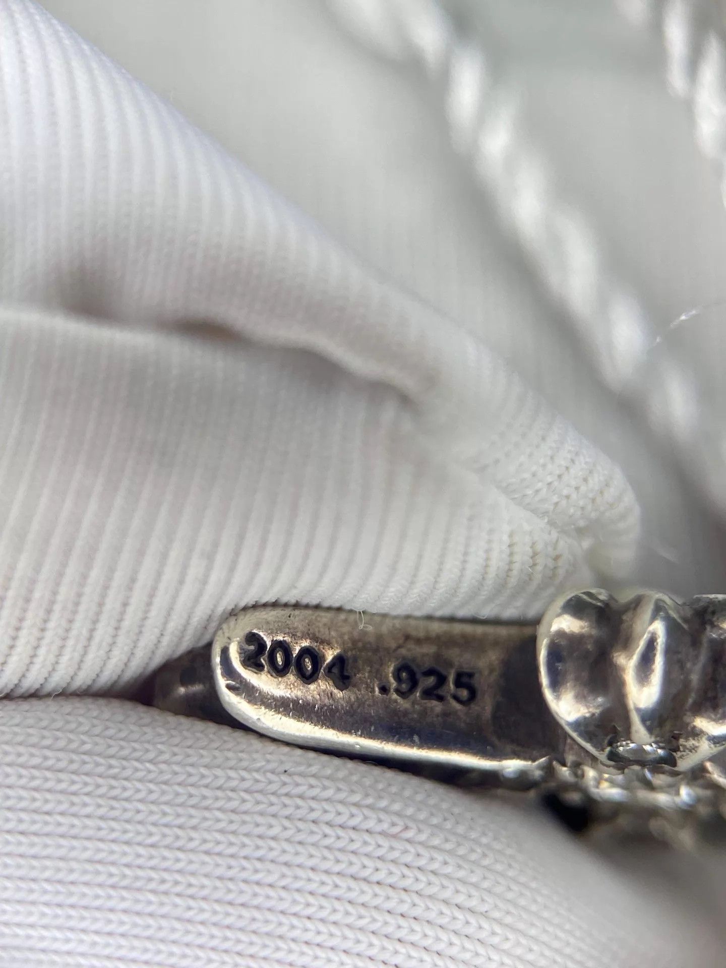 Chrome Hearts Chrome Hearts 925 Silver Diamond Cross Mirror 23x10mm Size ONE SIZE - 6 Thumbnail