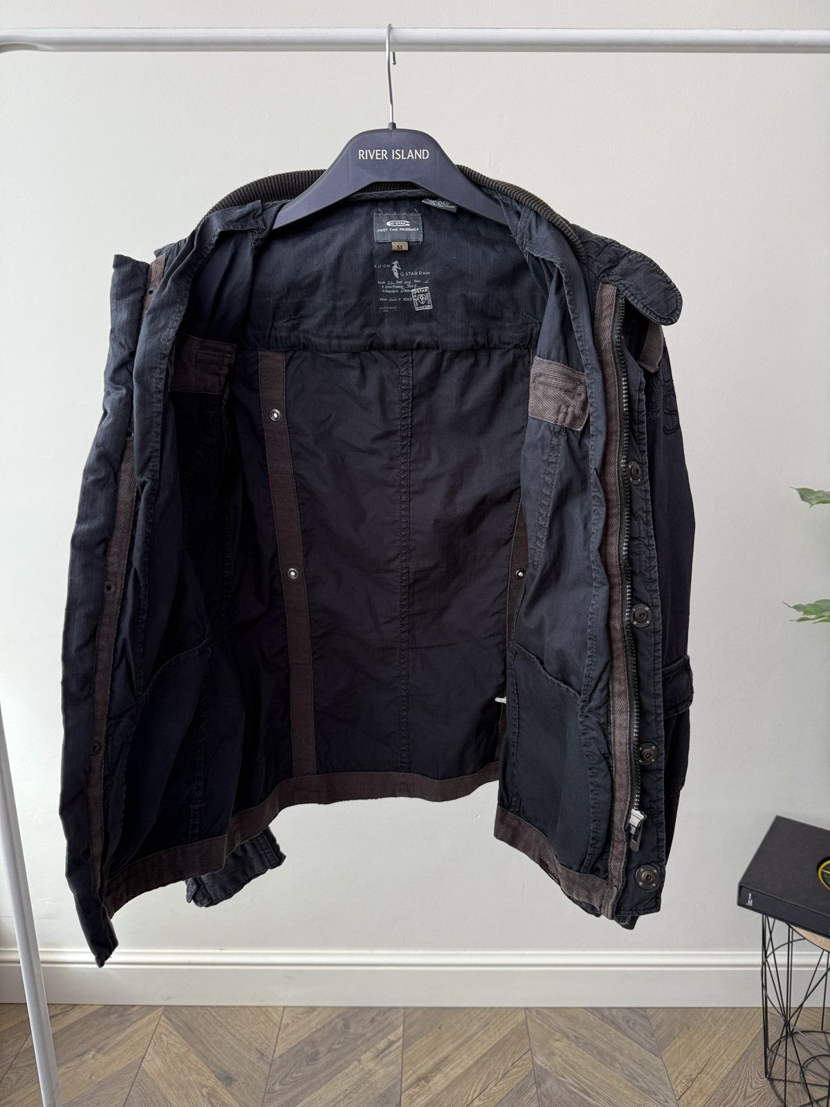 G-Star Vintage G-Star Raw Women’s Navy Faded Military Field Jacket Size M / US 6-8 / IT 42-44 - 9 Thumbnail