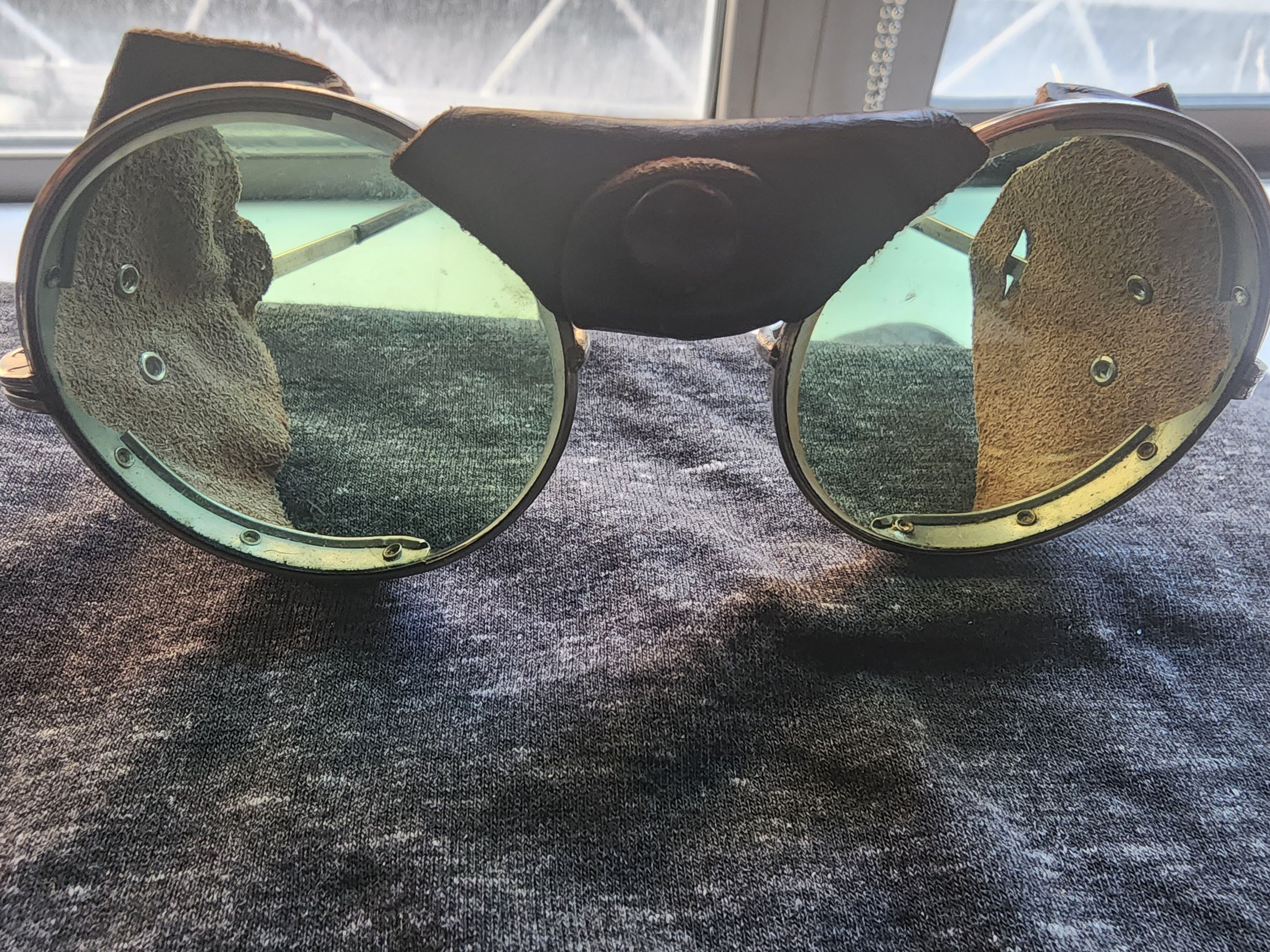 Matsuda VTG WW2 FIGHTER PILOT SUNGLASSES W/ SHIELDS Size ONE SIZE - 5 Thumbnail