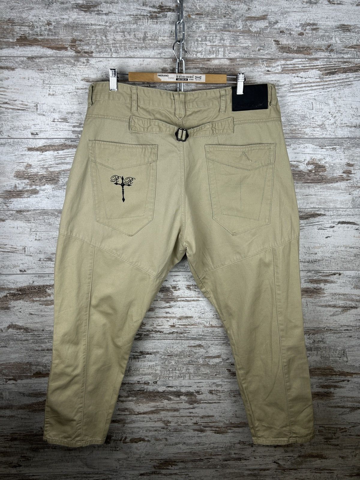 New Rock × Rock Revival × Vintage ‼️VINTAGE ROCK REVIVAL ARCHIVAL LOGO CROSS USA DESIGN JEANS‼️ Size US 36 / EU 52 - 10 Thumbnail
