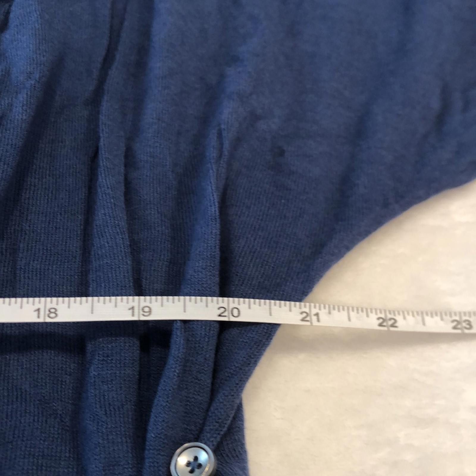 Other Cullen Blue Knit Sweater cris cross button sides SZ small Size S / US 4 / IT 40 - 7 Thumbnail