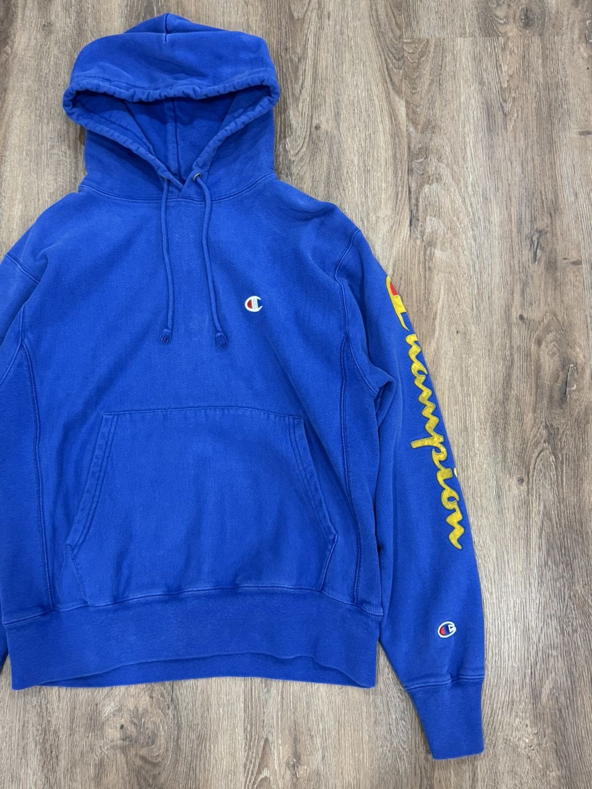 Champion × Vintage Vintage Champion Reverse Weave Hoodie Rare Colour-way Size US M / EU 48-50 / 2 - 6 Thumbnail