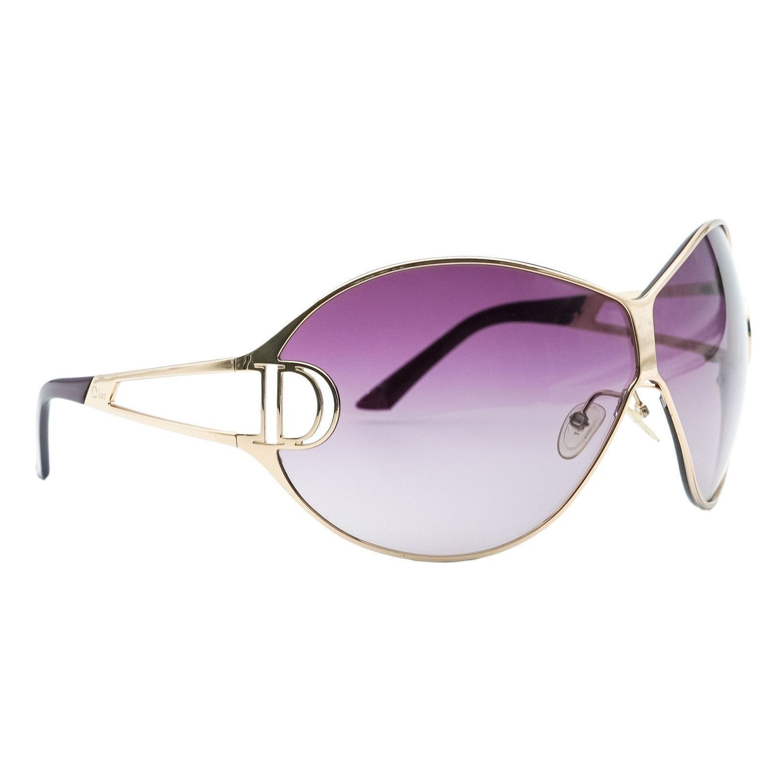 Dior Vintage Dior Diorissimo 1 D Logo Gradient Shield Sunglasses Size ONE SIZE - 1 Thumbnail