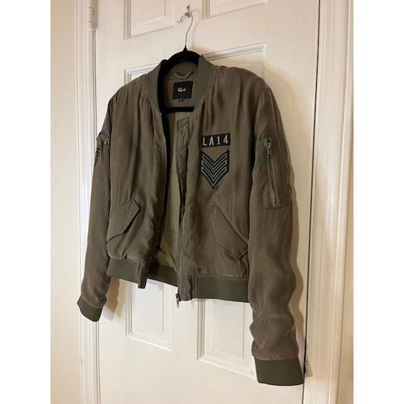 Rails Rails Cupro Military Style Jacket Size X-Small Size XS / US 0-2 / IT 36-38 - 3 Thumbnail