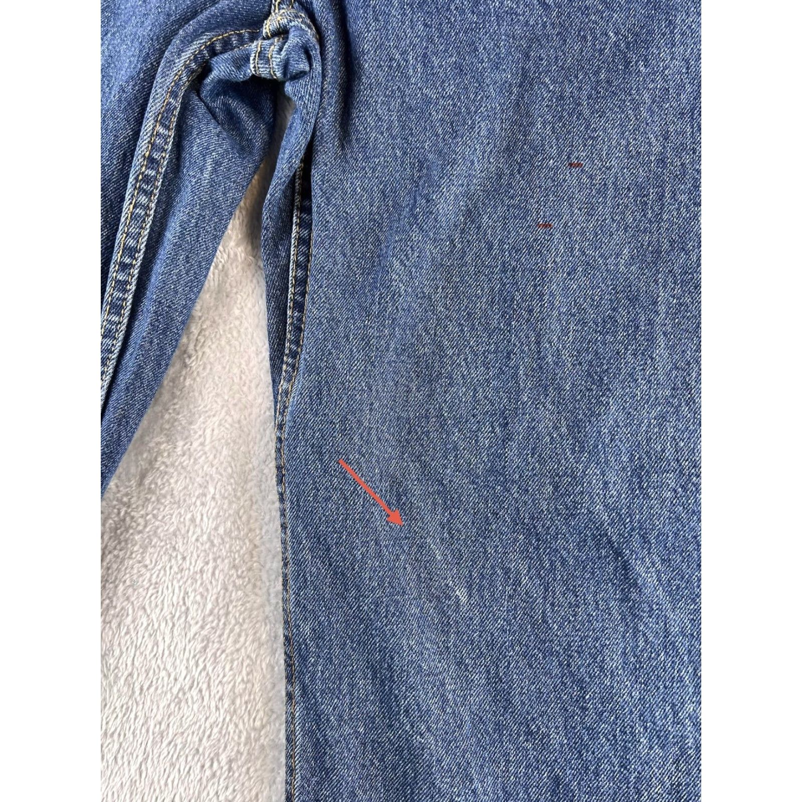 Levi's Levi's Jeans Mens 550 Straight High Rise 42x29 Blue Denim 5-Pocket Relaxed Regular Size Type Jeans Pants Size US 42 / EU 58 - 7 Thumbnail