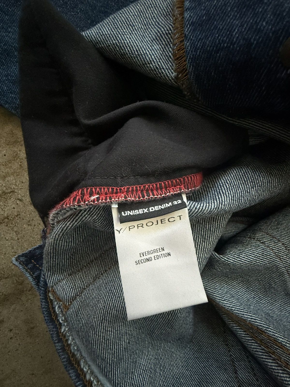 Y/Project Y / PROJECT CUT OUT DENIM JEANS PANTS Size US 32 / EU 48 - 6 Thumbnail