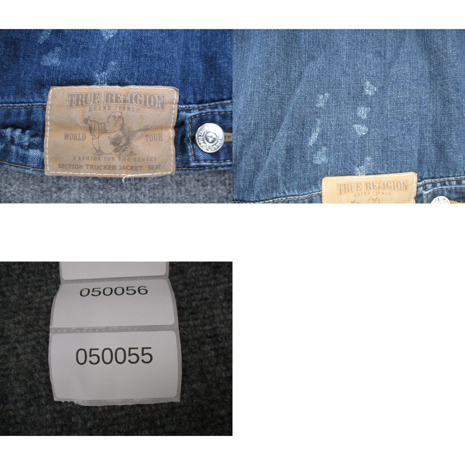 True Religion True Religion Jacket Womens L Blue Jean Denim Sherpa Trucker Lined Heavy Size 36" / US 14 / IT 50 - 9 Thumbnail