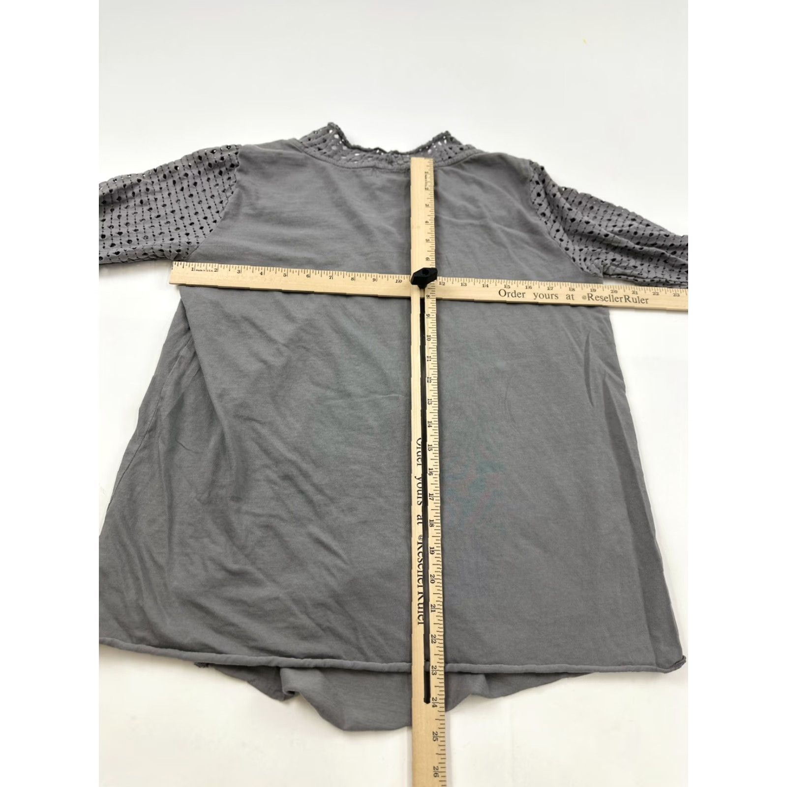 Vintage VINTAGE Fenini Shirt Women’s M Medium Grey Blouse Top Size M / US 6-8 / IT 42-44 - 7 Thumbnail