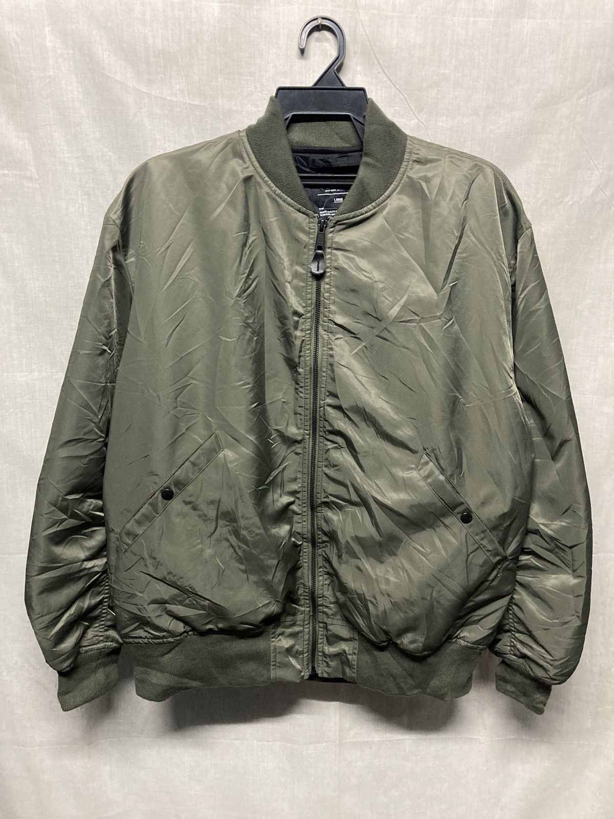 Global Work Global Work Olive Green Bomber Jackets Size US L / EU 52-54 / 3 - 1 Thumbnail