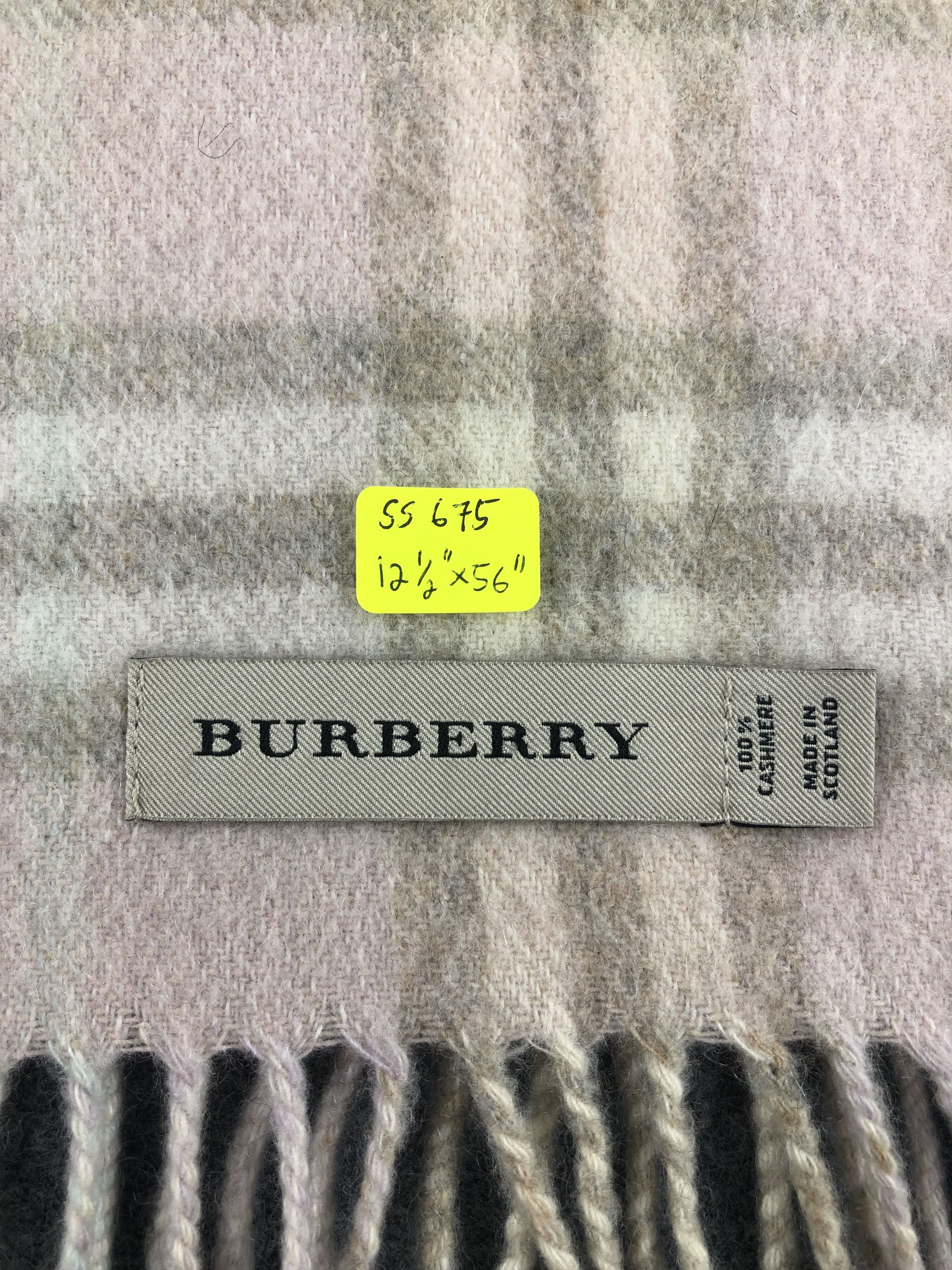 Burberry Burberry Cashmere Scarf / Muffler / Neckwear Size ONE SIZE - 3 Thumbnail
