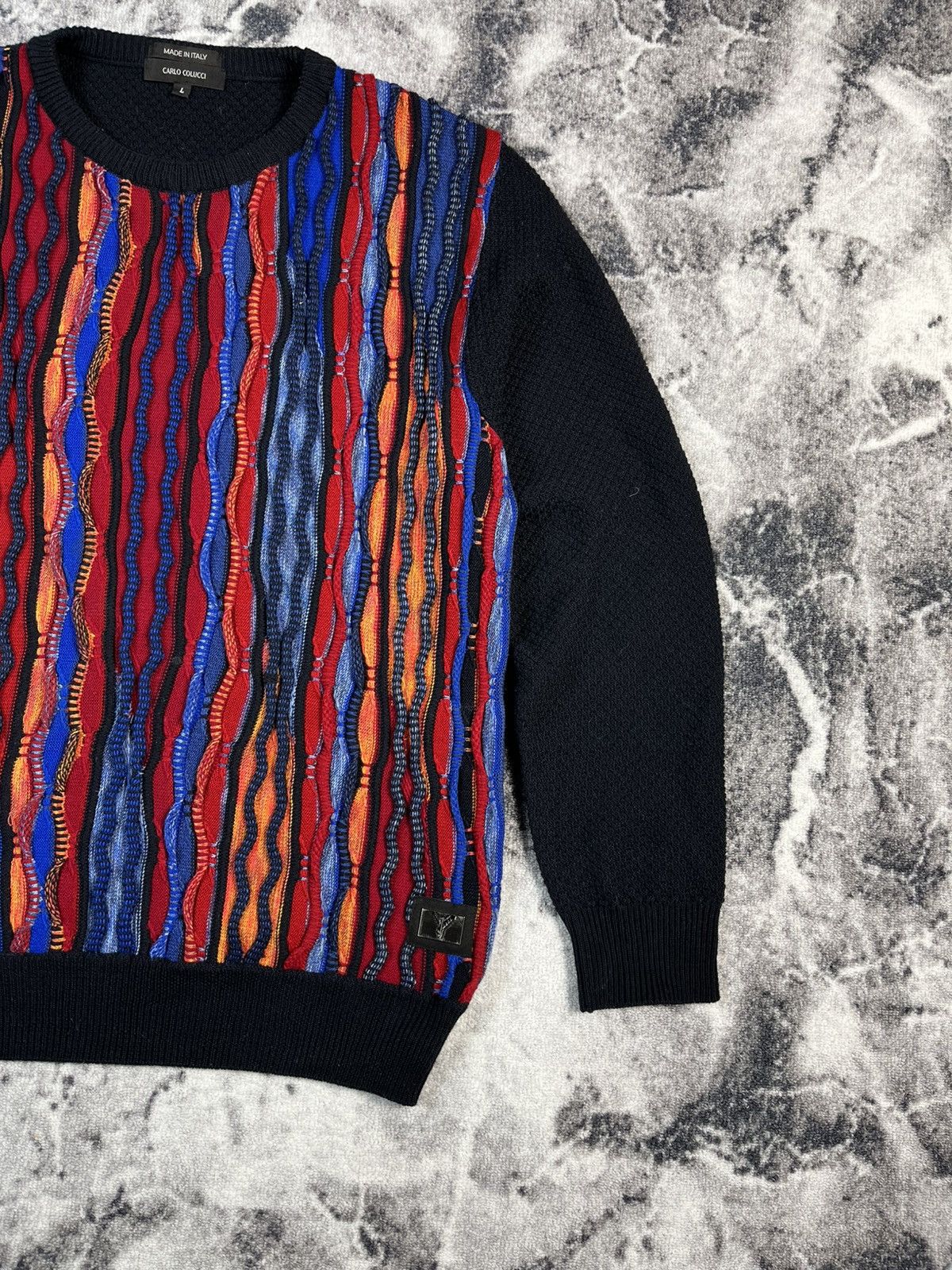 Carlo Colucci Coogi Style Carlo Colucci Knit Sweater Italy L Size US L / EU 52-54 / 3 - 3 Thumbnail