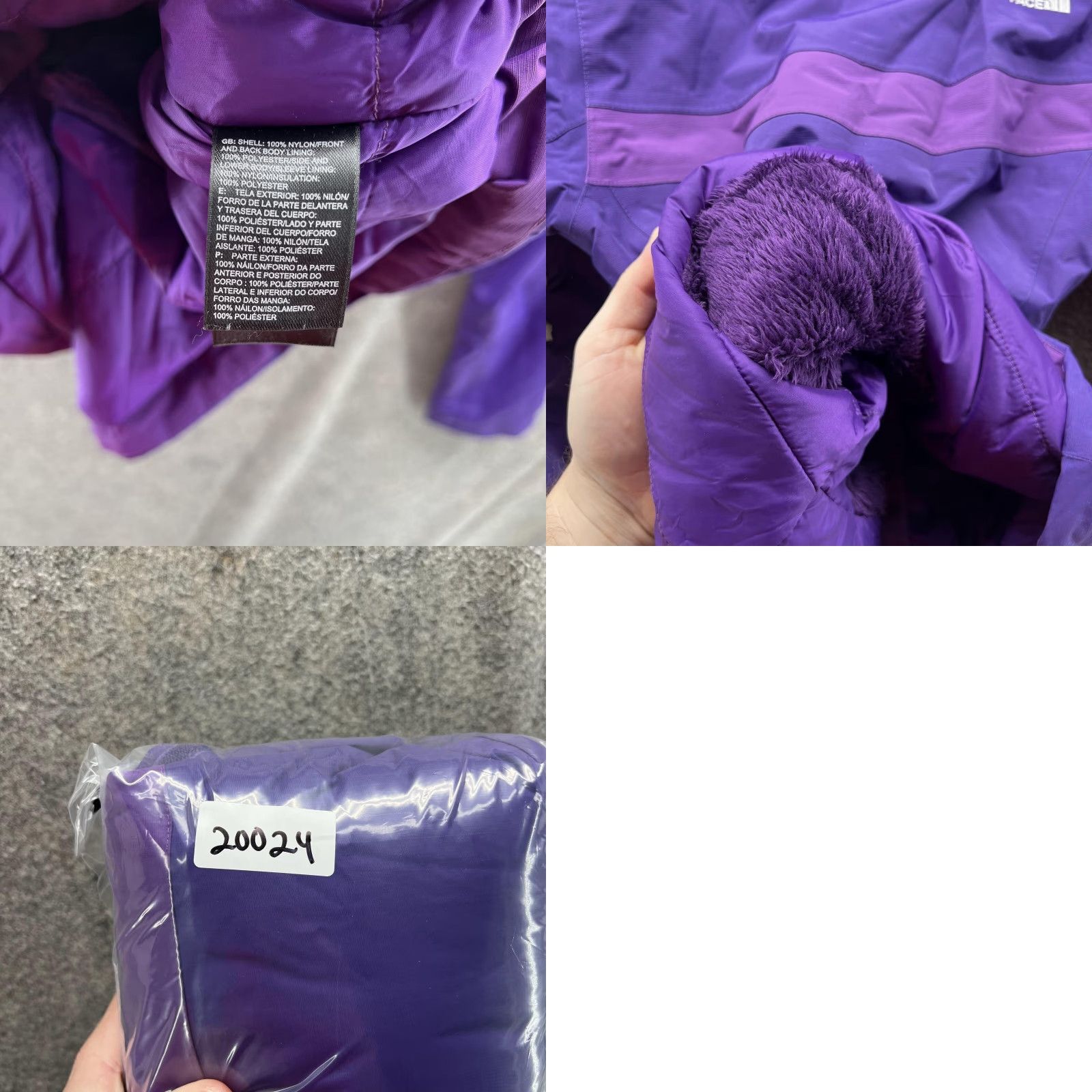 The North Face The North Face Jacket Women XS Parka Purple Full Zip Polyester Fur Lined Hyvent Size XS / US 0-2 / IT 36-38 - 9 Thumbnail