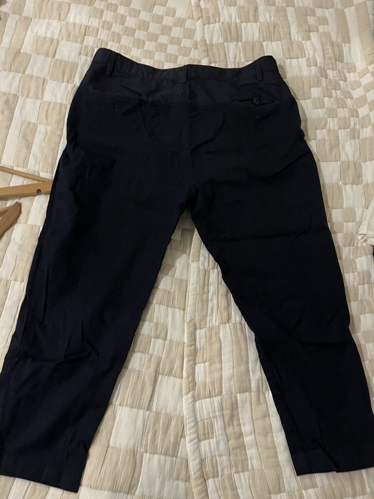 Helmut Lang Helmut Lang Black Straight Leg Pants Black Size US 34 / EU 50 - 4 Thumbnail