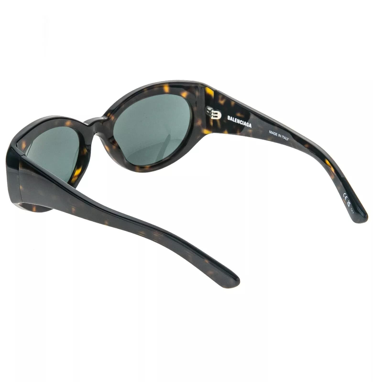 Balenciaga BALENCIAGA Oval 0267 Brown Logo Sunglasses BB0267S 002 Size ONE SIZE - 6 Thumbnail