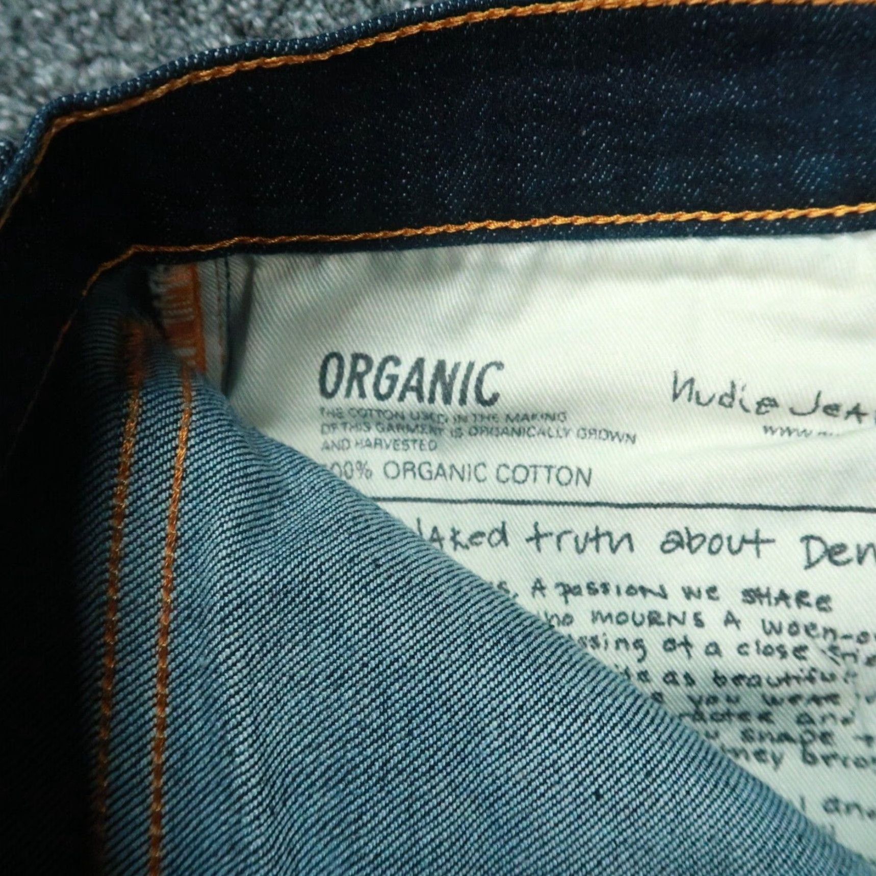 Nudie Jeans Nudie Jeans Mens 29x32 Blue Jeans Slim Regular Denim 5-Pocket Belt Loops Cotton Vintage No N/A Size US 29 - 7 Thumbnail