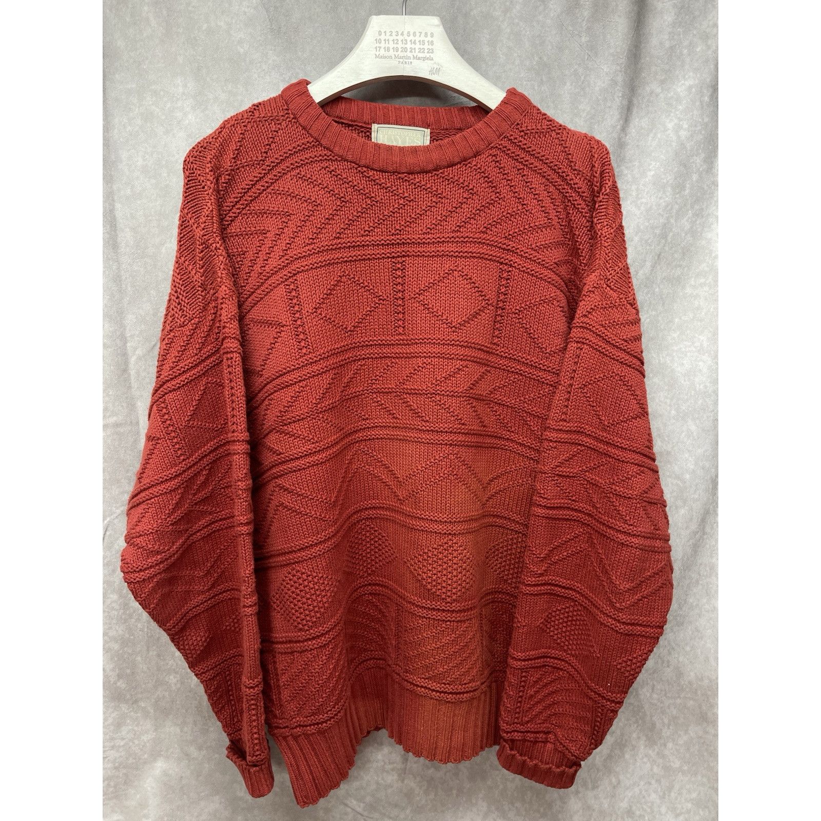 Other Vintage Christopher Hayes Sweater Mens Large Red Fair Isle W Size US L / EU 52-54 / 3 - 2 Thumbnail