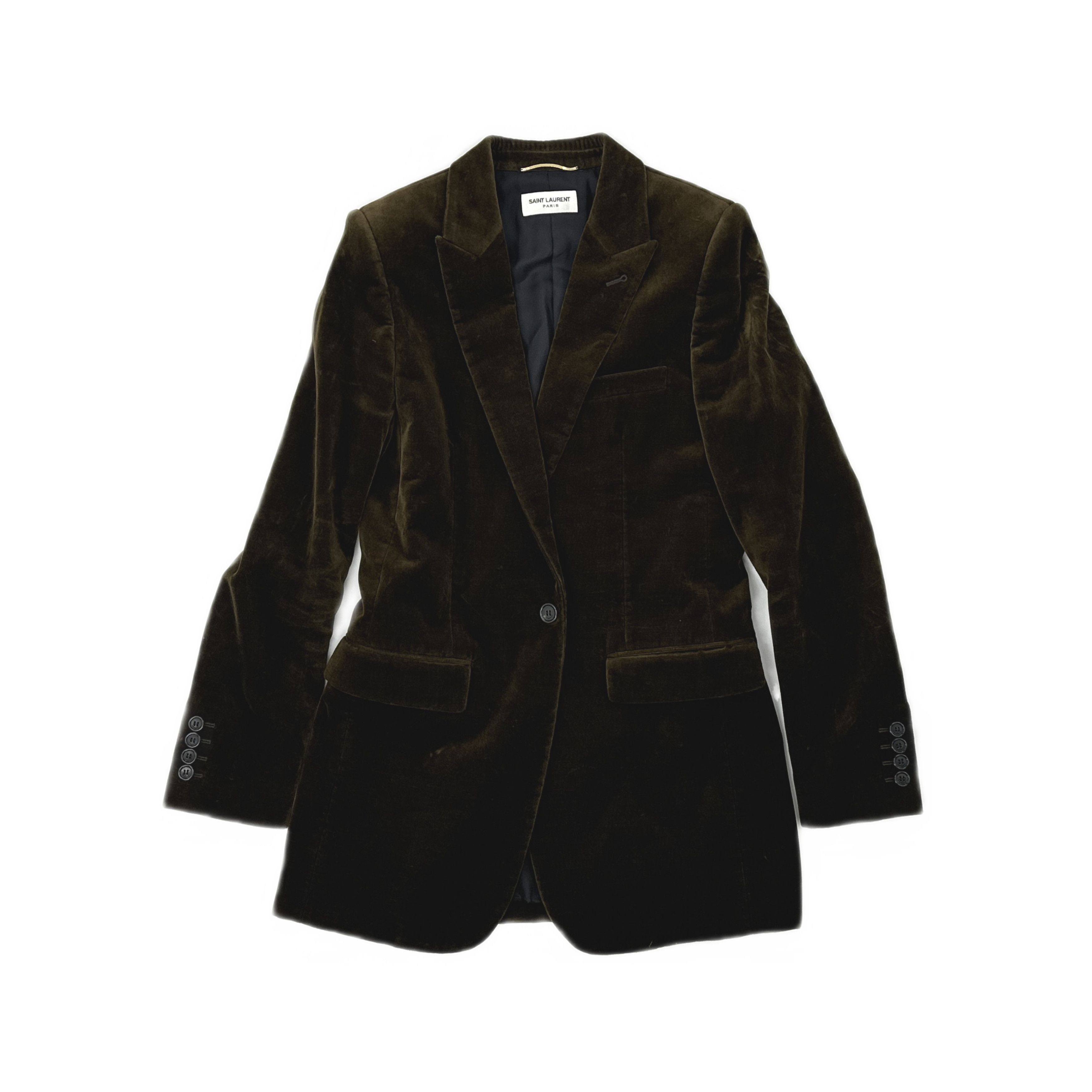 Saint Laurent Paris Saint Laurent Velvet Blazer Size 38 Size S / US 4 / IT 40 - 1 Thumbnail