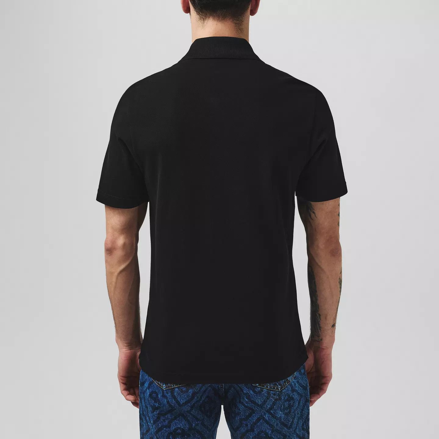 Casablanca o1g2r1mq0426 Logo Piqué Polo Shirt in Black Size US XS / EU 42 / 0 - 3 Thumbnail